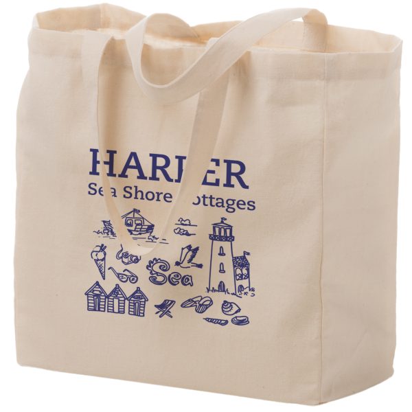 Cotton Canvas Tote Bag (13X5X13)