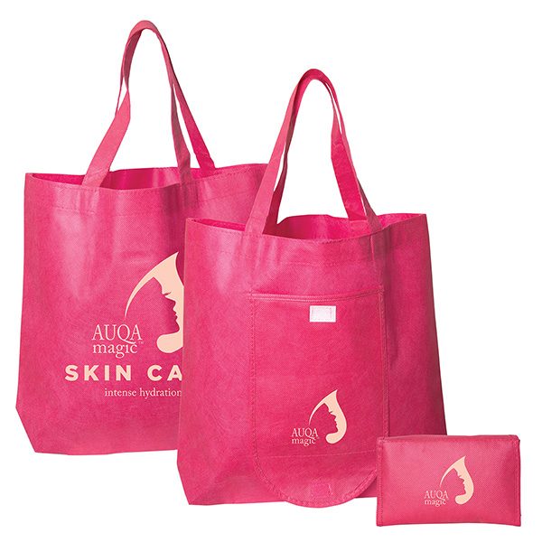 NW4733 Folding Non Woven Tote (16W x 14H x 3.5D) - Image 2