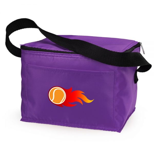 ALUN01 6 Pk Cooler Lunch Bags (7.25W x 5.5H x 7.25) - Image 8