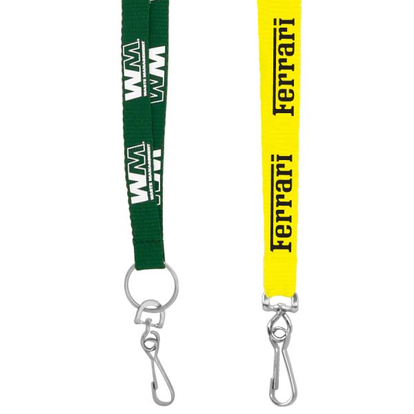 1/2” Screen Printed Lanyard
