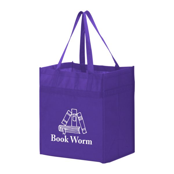 Y2KH131015 Heavy Duty Non Woven Grocery Tote Bag (13W x 10 x 15H) - Image 2