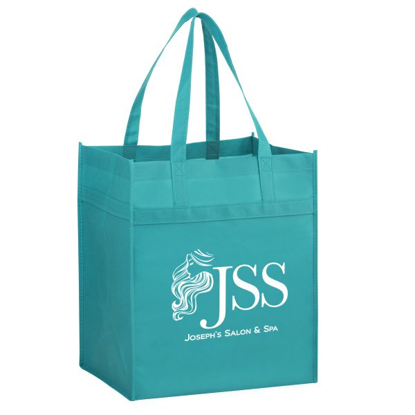 Y2KL13714 Heavy Duty Non Woven Grocery Tote Bag (13W x 7 x 14H) - Image 4