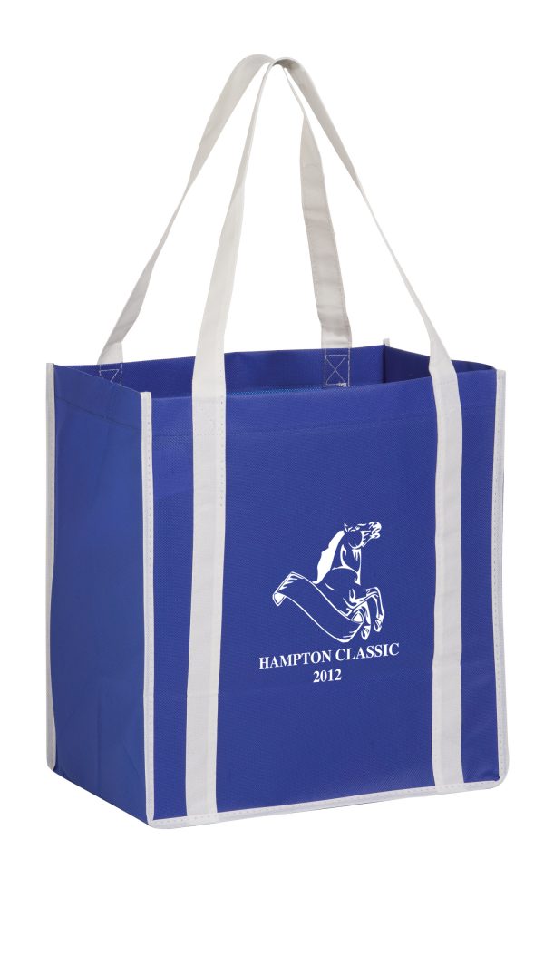CT12813 Two Tone Non Woven Tote Bag (12W x 8D x 13H) - Image 7