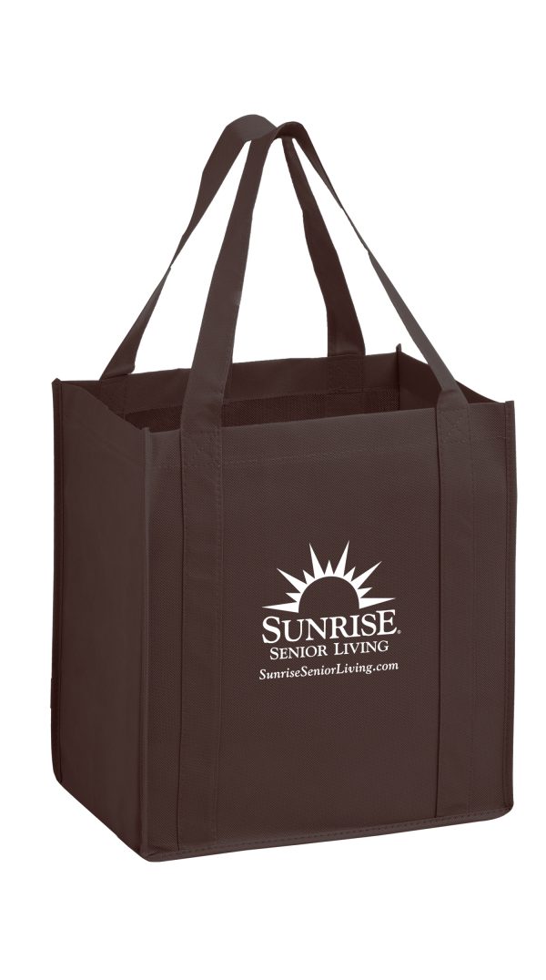 Y2KG12813 Heavy Duty Non Woven Grocery Tote Bag (12W x 8 x 13H) - Image 18