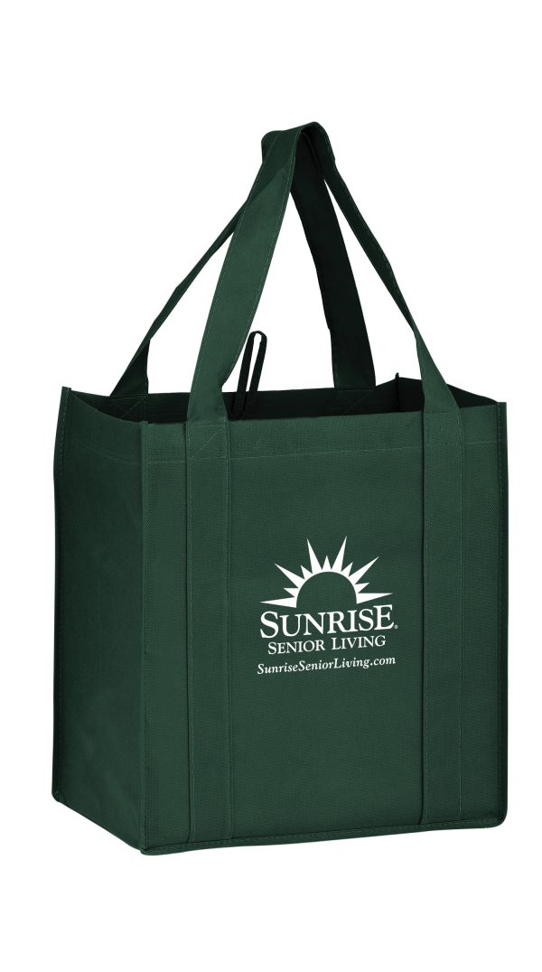 Y2KG12813 Heavy Duty Non Woven Grocery Tote Bag (12W x 8 x 13H) - Image 6