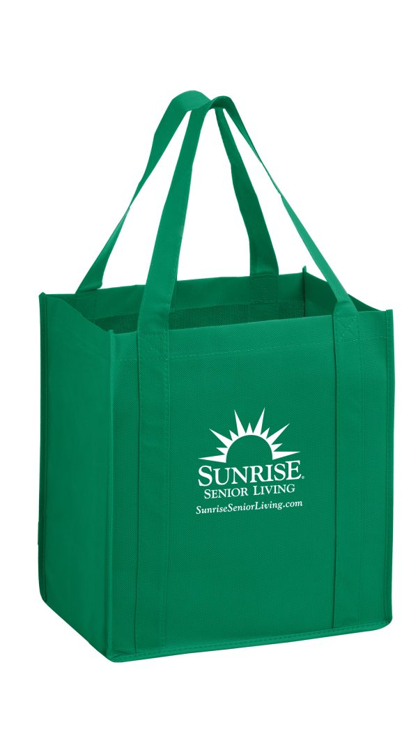 Y2KG12813 Heavy Duty Non Woven Grocery Tote Bag (12W x 8 x 13H) - Image 7