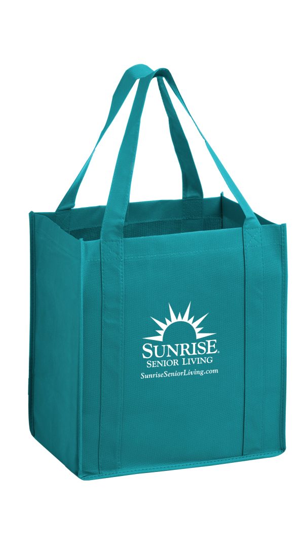 Y2KG12813 Heavy Duty Non Woven Grocery Tote Bag (12W x 8 x 13H) - Image 9