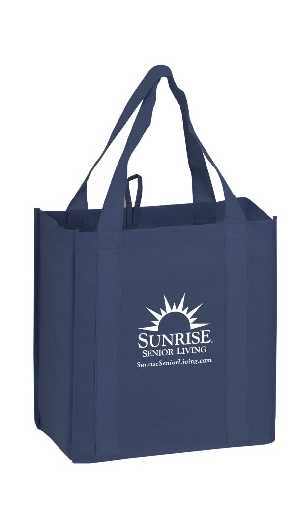 Y2KG12813 Heavy Duty Non Woven Grocery Tote Bag (12W x 8 x 13H) - Image 10