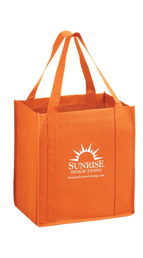 Y2KG12813 Heavy Duty Non Woven Grocery Tote Bag (12W x 8 x 13H) - Image 11