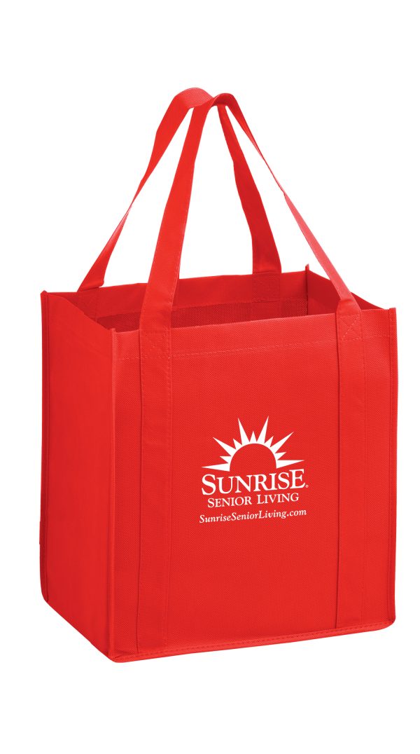 Y2KG12813 Heavy Duty Non Woven Grocery Tote Bag (12W x 8 x 13H) - Image 13