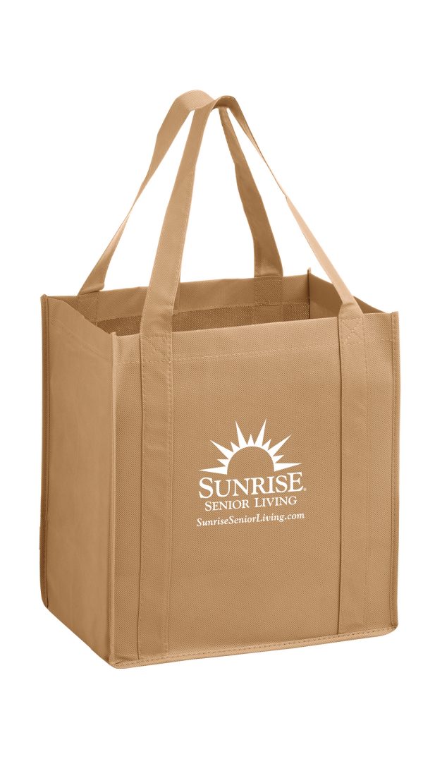 Y2KG12813 Heavy Duty Non Woven Grocery Tote Bag (12W x 8 x 13H) - Image 15