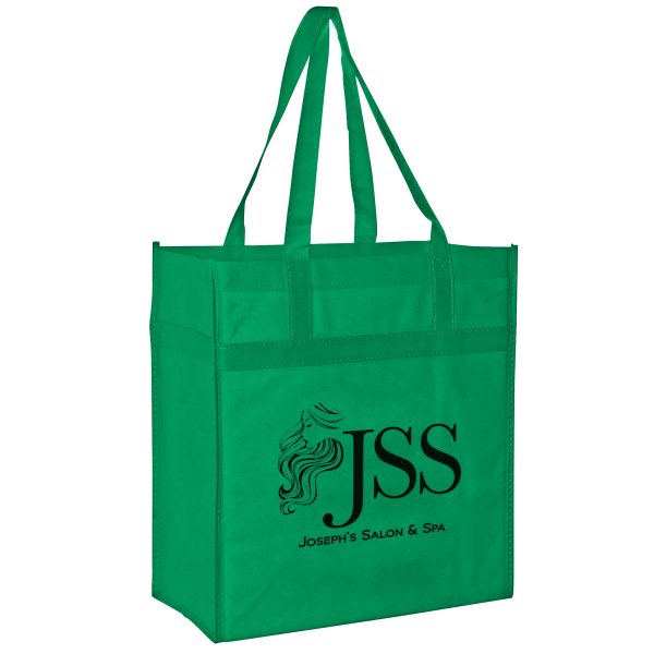 Y2KL13714 Heavy Duty Non Woven Grocery Tote Bag (13W x 7 x 14H) - Image 7