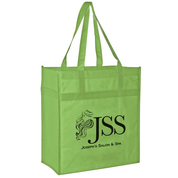 Y2KL13714 Heavy Duty Non Woven Grocery Tote Bag (13W x 7 x 14H) - Image 8