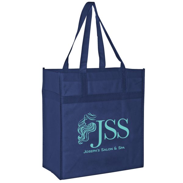 Y2KL13714 Heavy Duty Non Woven Grocery Tote Bag (13W x 7 x 14H) - Image 9