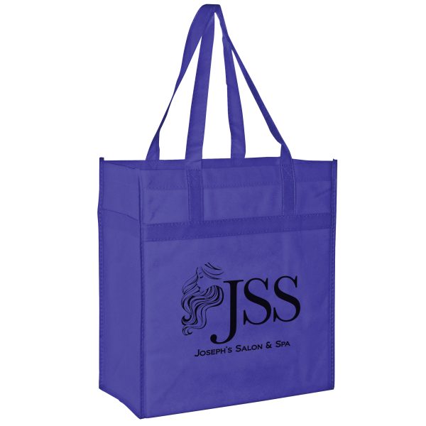 Y2KL13714 Heavy Duty Non Woven Grocery Tote Bag (13W x 7 x 14H) - Image 11