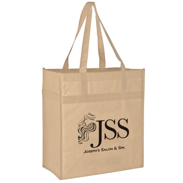Y2KL13714 Heavy Duty Non Woven Grocery Tote Bag (13W x 7 x 14H) - Image 12