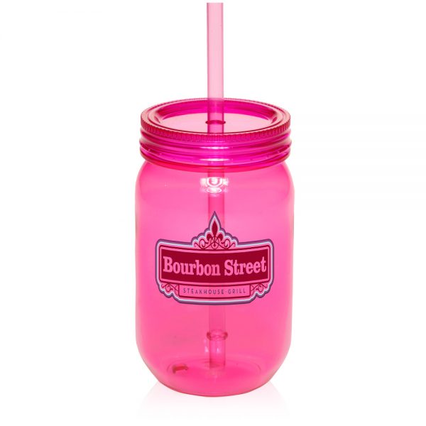 24 oz Plastic Mason Jars APG131 - Image 6