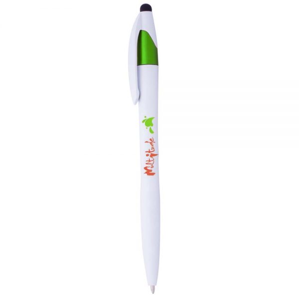 Isla White Twist Barrel Stylus Pens ABP907 - Image 4