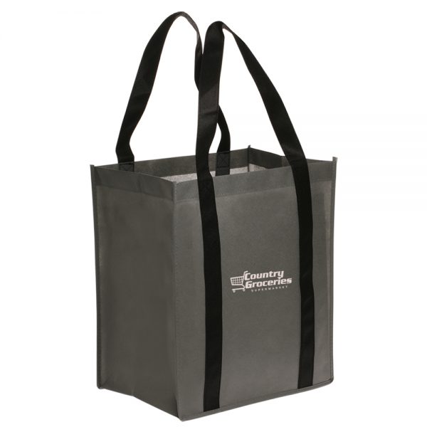 Non Woven Grocery Tote Bags ATOT98 (12.375W x 14H x 8.65D) - Image 7