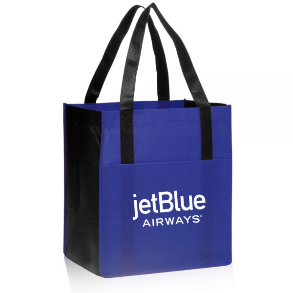 Non Woven Shoppers Pocket Tote Bags ATOT111 (13W x 14H x 9D) - Image 2