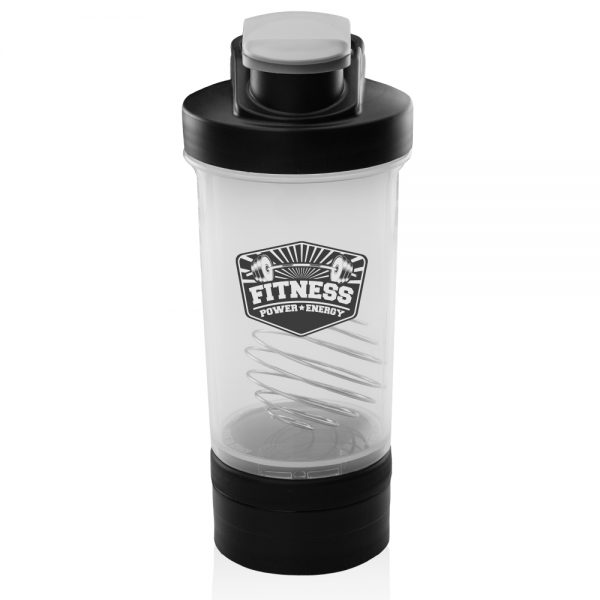 16oz Dual Plastic Shaker Bottles Mixer ASHB05 - Image 3