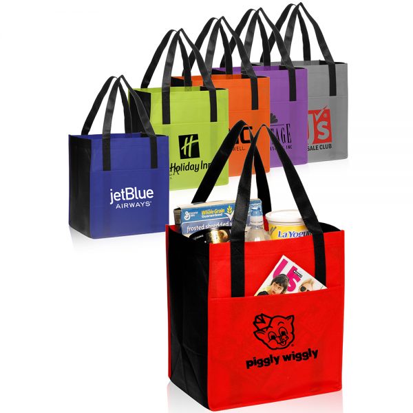 Non Woven Shoppers Pocket Tote Bags ATOT111