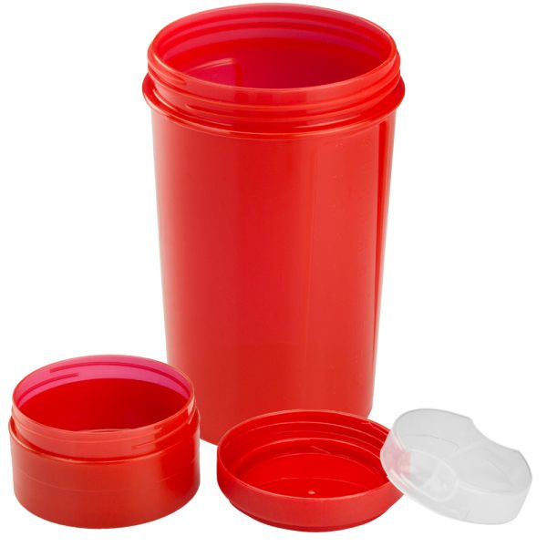 16oz Dual Plastic Shaker Bottles Mixer ASHB05 - Image 5