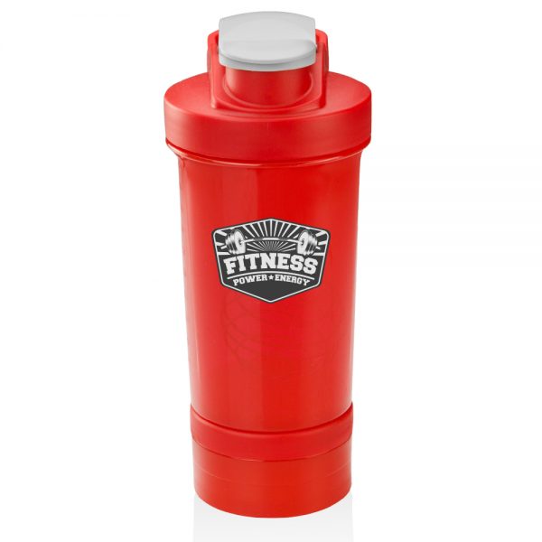 16oz Dual Plastic Shaker Bottles Mixer ASHB05 - Image 7
