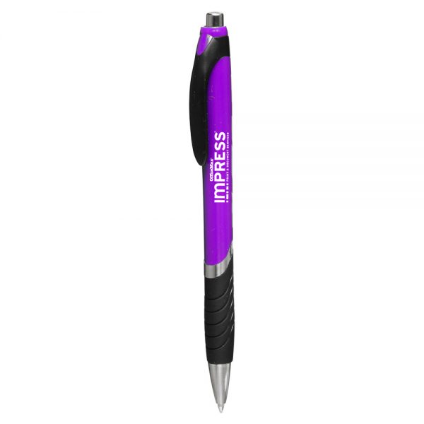 Bright Colors Rubber Grip Ballpoint Pens ABP718 - Image 9