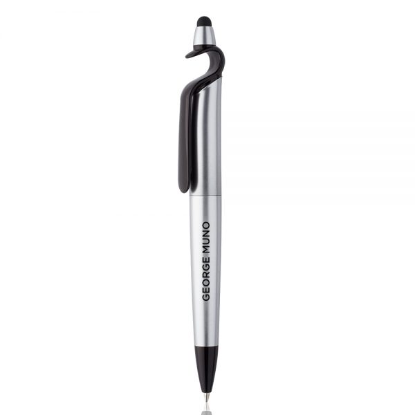 3-in-1 Plastic Pens with Stylus and Cell Stand ABP932 - Image 8
