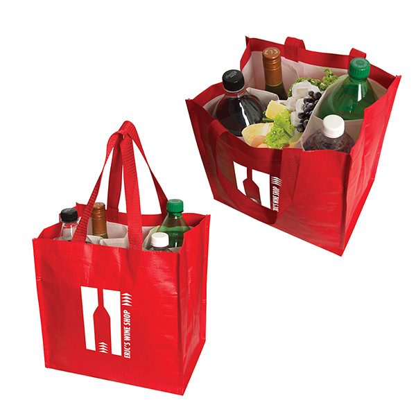 TO9222 Bring 'Er Tote Bag With Bottle Compartments (11W x 11H x 7.5D) - Image 3
