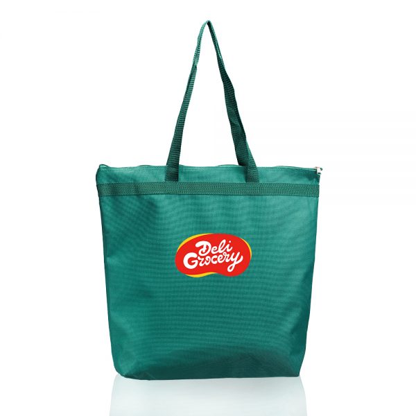 Oversized Candid Tote Bags with Zipper A104CB (17W x 16.5H x 4D) - Image 2