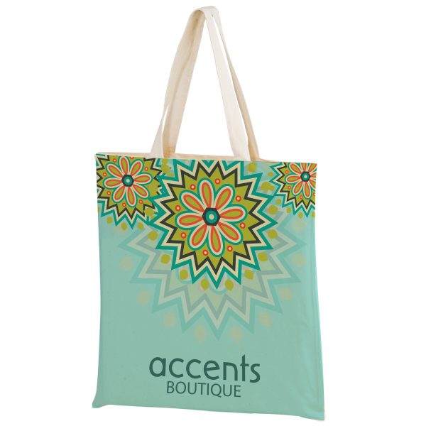 SUBC1516 Dye Sublimation Sublimated Cotton Canvas Tote Bag
