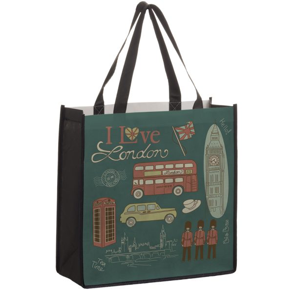 SUB13513 Dye Sublimation PET Non Woven Sublimated Tote Bag