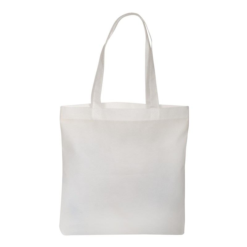 Non Woven Value Tote BG107 Reusable Bags (13.5w x 14.5h) - Image 3