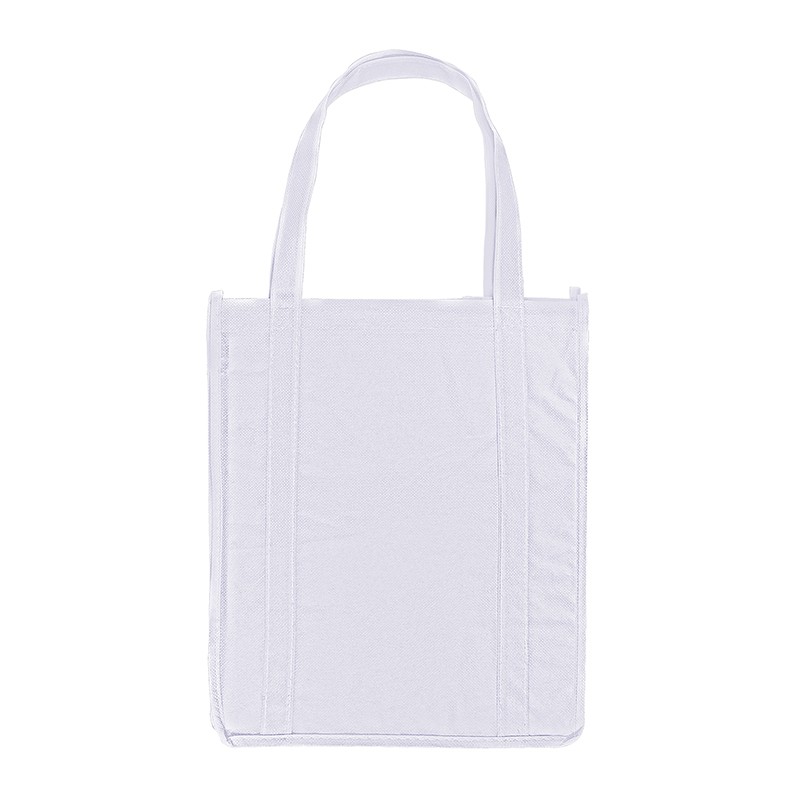 Atlas Non Woven Grocery Tote Reusable Bags BG125 (12w x 14h x 8d) - Image 3