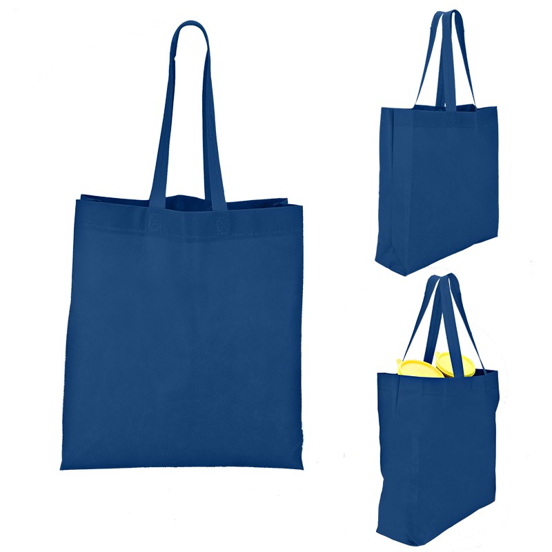 Heat Sealed Non Woven Value Tote With Gusset BG203 (13.5w x 15h x 4.25d) - Image 8