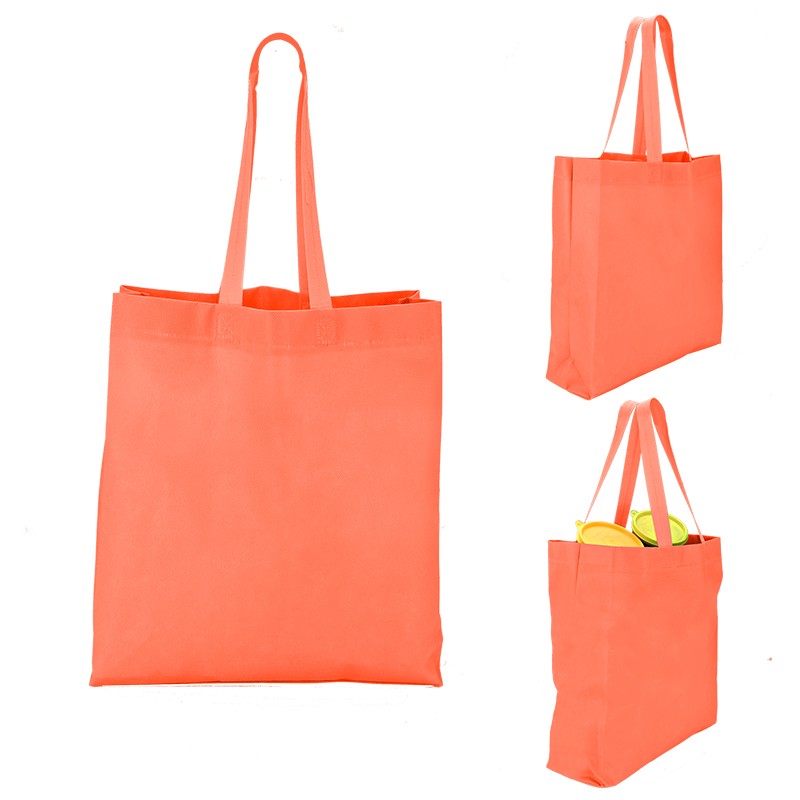 Heat Sealed Non Woven Value Tote With Gusset BG203 (13.5w x 15h x 4.25d) - Image 5