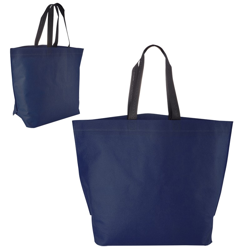Two Tone Heat Sealed Non Woven Tote BG208 (19w x 13h x 7d) - Image 8