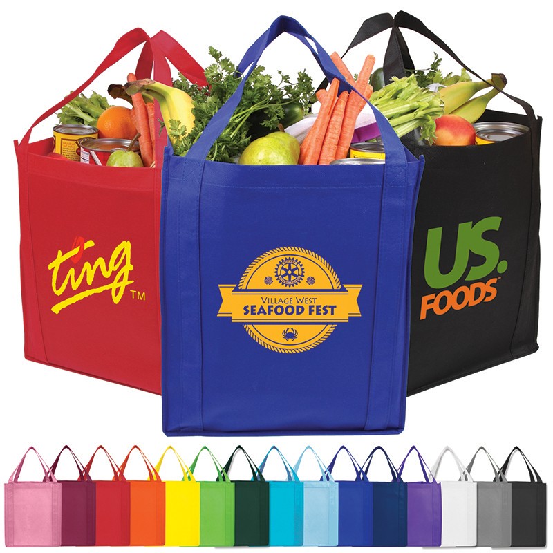 Saturn Jumbo Non Woven Grocery Tote BG80