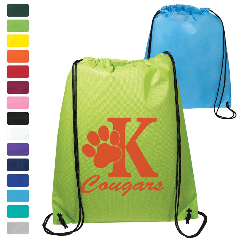 Econo Non Woven String Backpack LT-4214 Drawstring Bags