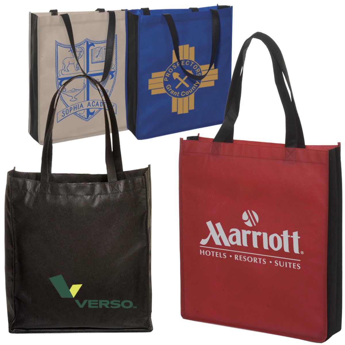 Non Woven Two Tone Tote LT-4503