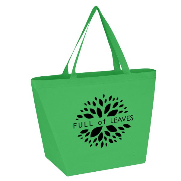3333 Non-Woven Budget Shopper Tote Bag (20" W x 13" H x 8" D) - Image 6