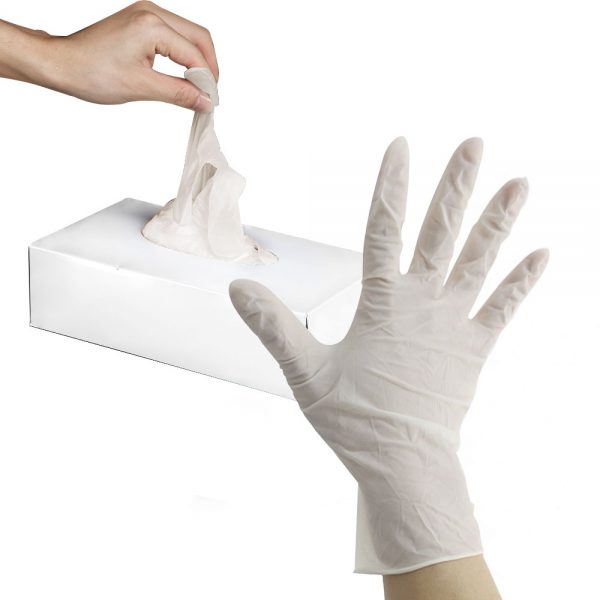 Box of Powder Free Disposable Vinyl Gloves | AGLL003