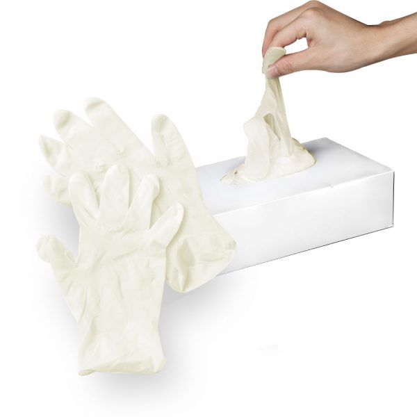 Box of Non Powder Disposable Vinyl Gloves | AGLL002