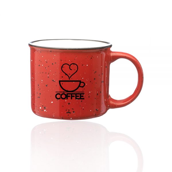 13 oz. Ceramic Custom Campfire Coffee Mugs | A1300 - Image 10